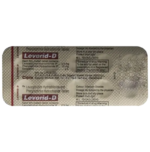 levorid d tablet 10's